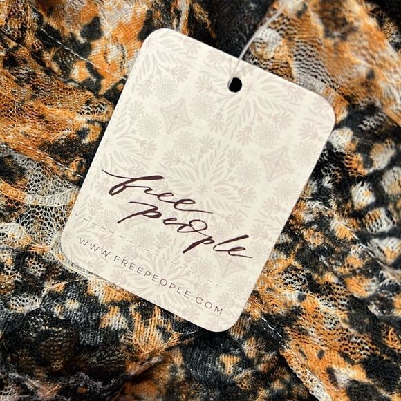 FREE PEOPLE Out For The Night Snake Combo Top Size Small - Picture 6 of 8